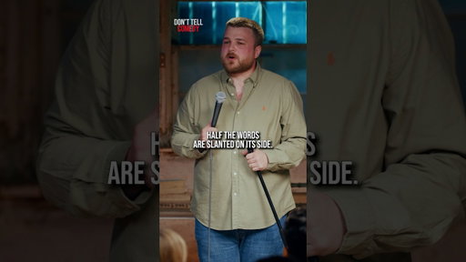 𝘪𝘵𝘢𝘭𝘪𝘤𝘴 - Aaron Weber - Standup Comedy