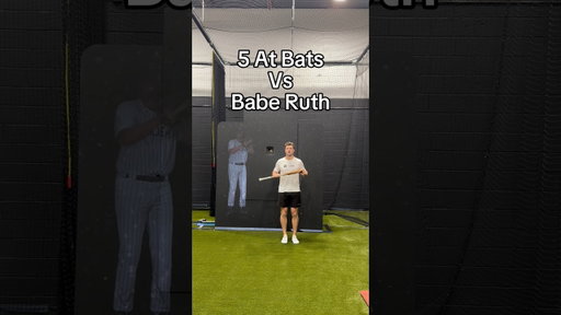 5 At Bats Vs Babe Ruth | Best Baseball Player Ever?