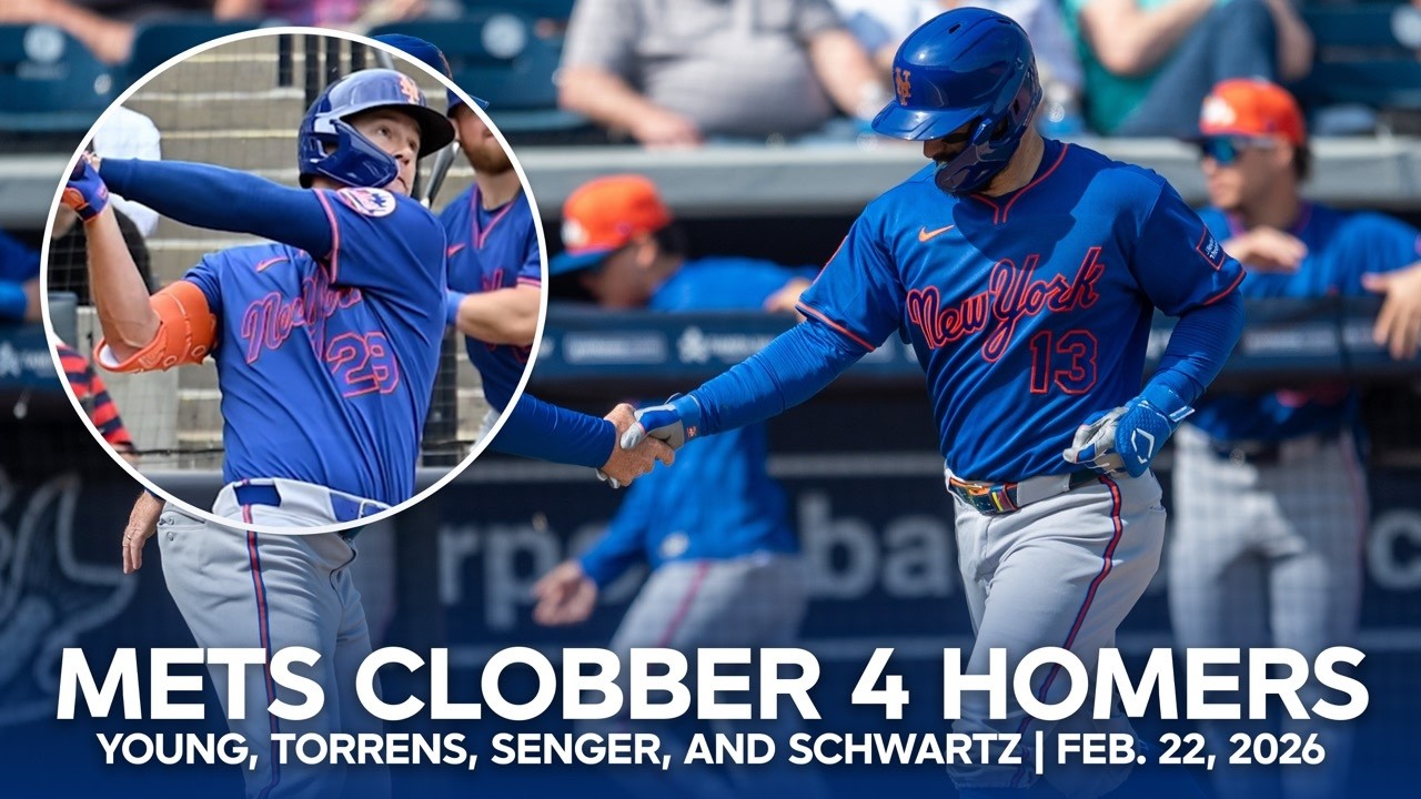 Mets CLOBBER Four Home Runs in Spring Training Game!