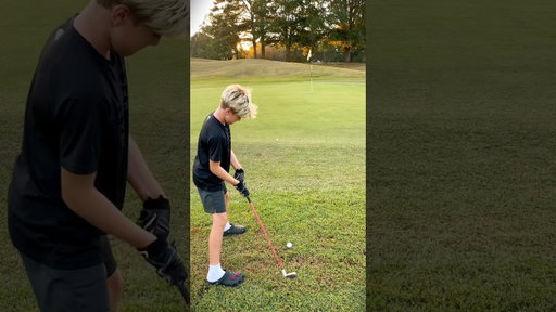 PAR 3 GOLF CHALLENGE!!! 😳😱 #golfshorts #golf #fatherson