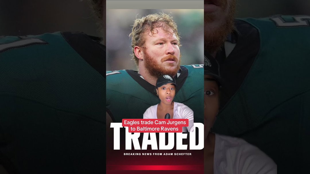 Eagles trade Cam Jurgens to the Baltimore Ravens #symonewiththesports #nfl #philadelphiaeagles