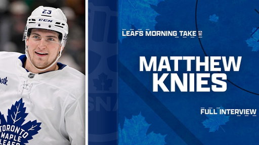 Matthew Knies OPENS UP on Leafs Trade Rumours & His Future in Toronto