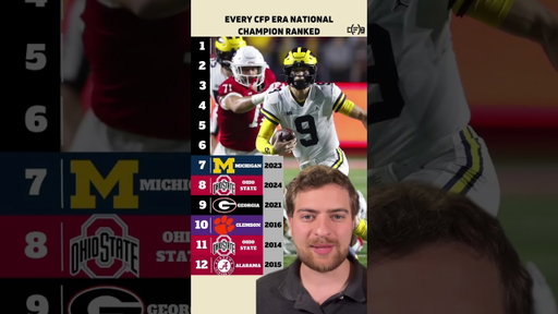 Who is the greatest CFP champion?