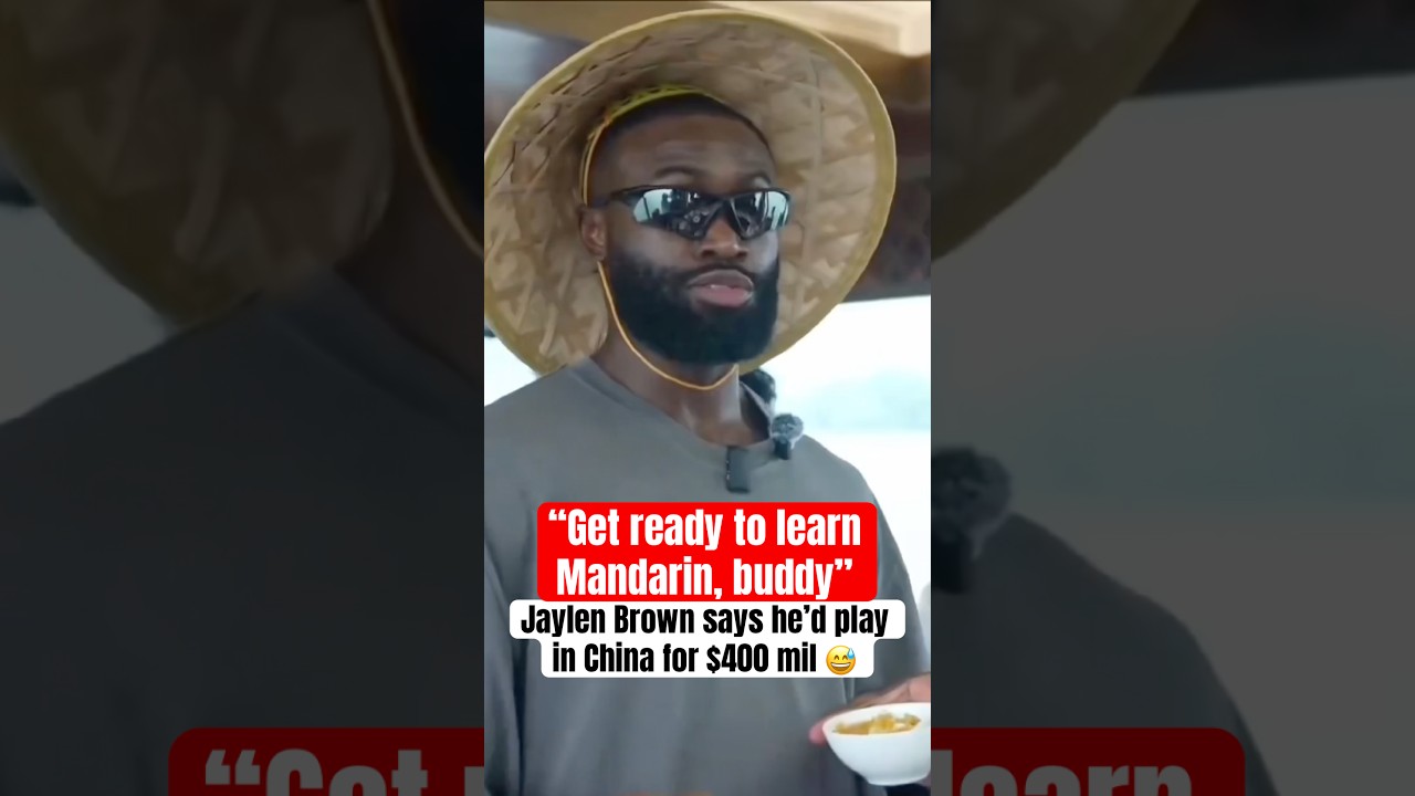 Jaylen Brown is living it up in China 😎