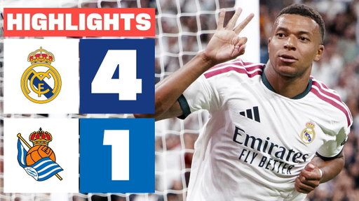 REAL MADRID 4 - 1 REAL SOCIEDAD | RESUMEN LALIGA EA SPORTS