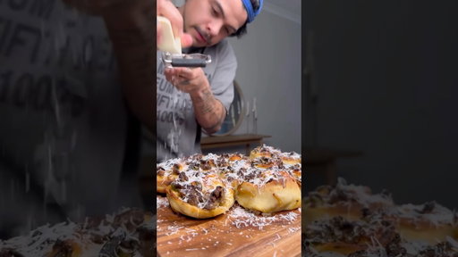 Make the VIRAL cheesesteak pinwheels