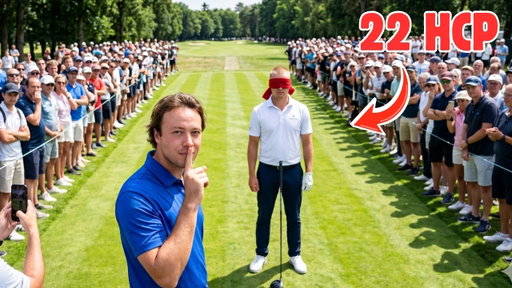 Tricking The Worst Golfer I Know Into Playing For 100 Fans