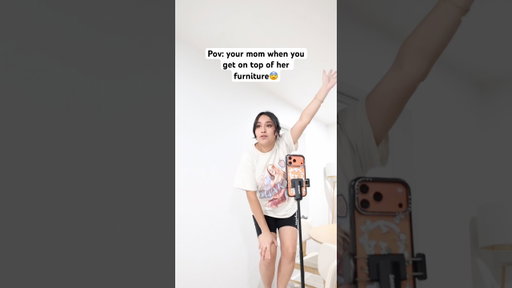 Pov: your mom when you get on top of her furniture😨 #moms #moms #momsbelike #comedyskits