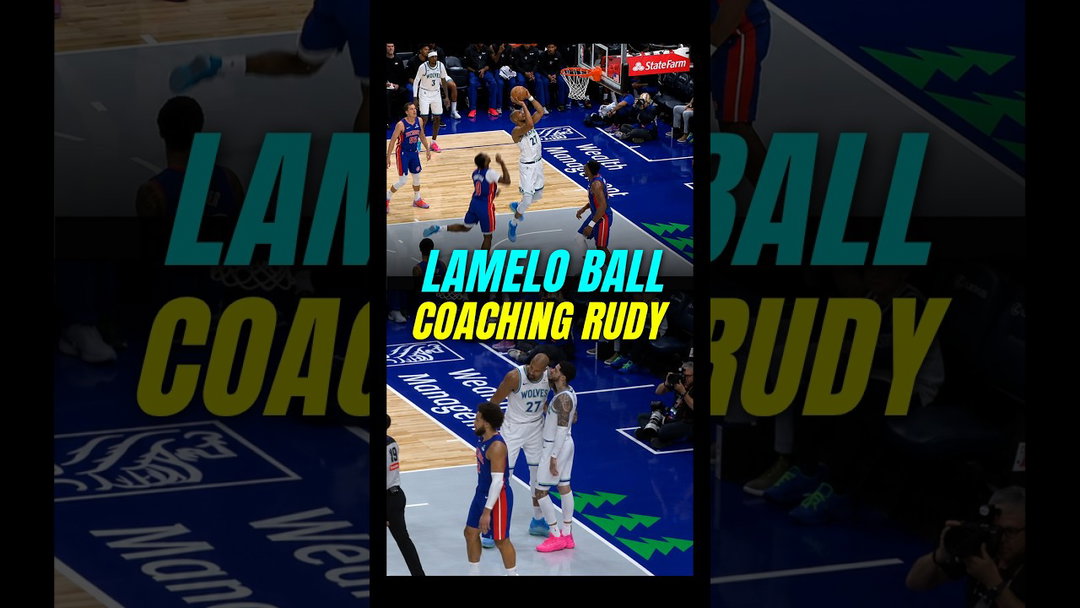 LaMelo was NOT FEELING Rudys ATTEMPT😭