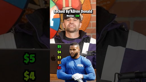 Spend $10 to Get SACKED By Aaron Donald 🏈 😂