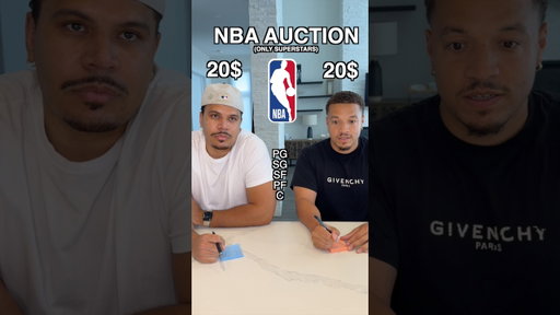 NBA Auction w/ @MoreWolfie 😂🏀 Who’s team was better?
