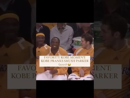 Kobe pranks smush Parker 🤣