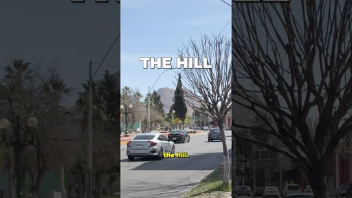 I tried climbing up THE HILL