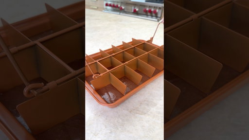Amazon Brownie Baking Pan🍫🤎 #youtubeshorts #founditonamazon #bakingessentials #baking #brownie