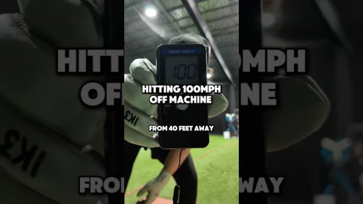 Hitting 100mph off Machine #baseballszn #baseball #sportsball #athlete
