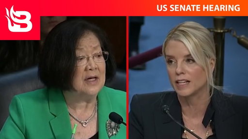 AG Bondi has NO TIME for Mazie Hirono's LIES at Senate Hearing