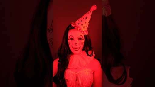 Colour changing clown makeup! #halloween