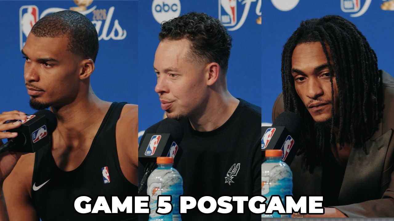 Full NBA Finals Game 5 Spurs Postgame Press Conferences: Wemby, Mitch and Devin