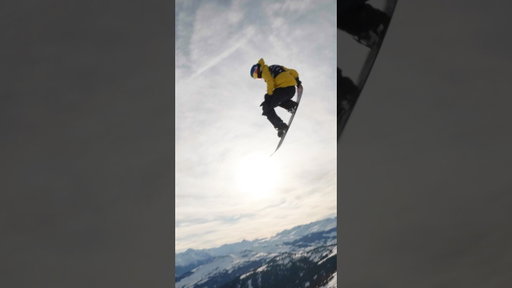 Ming at LAAX 💪 LAAX Open goes down tomorrow! Tune in on​⁠ @redbull TV #laax #burton #snowboarding