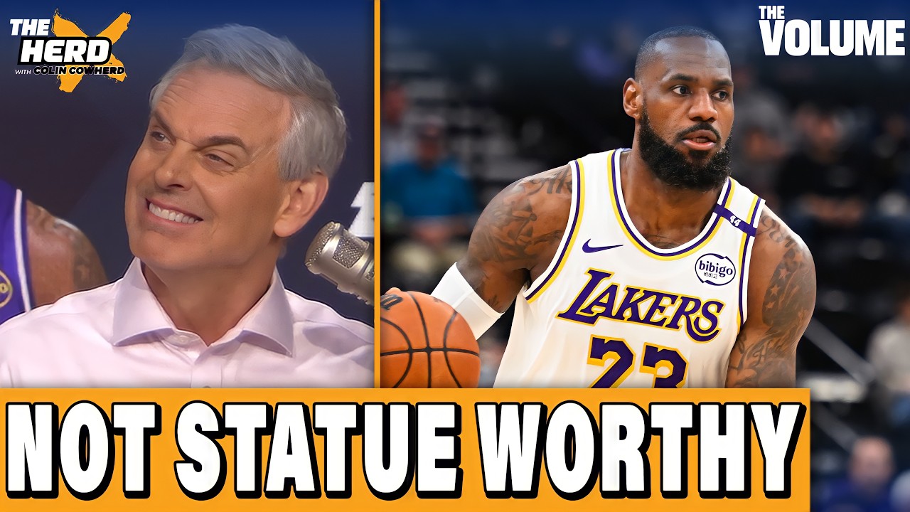 Colin Cowherd says LeBron James DOES NOT DESERVE a Lakers statue | THE HERD NBA