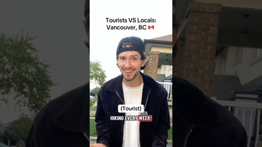 Tourists VS Locals: Vancouver, BC #vancouver #britishcolumbia #canada #skit #funnyshorts #sketch