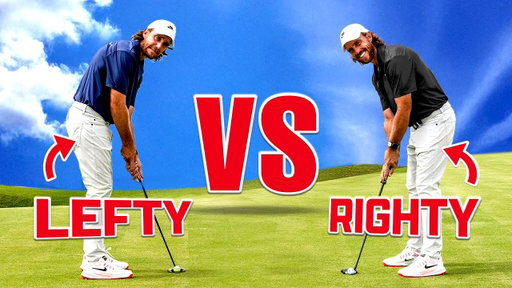 My First Round On Course Left Handed (Against Myself Righty)