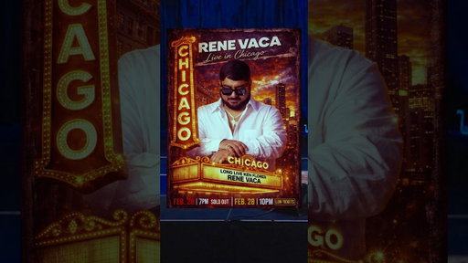 Chicago few tickets left 👑 RENE VACA