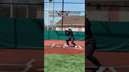 Tag bro with the ugliest swing but always gets a hit 😭 #baseball #baseballplayers