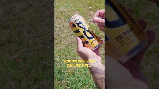 C4 Energy Drink: Opening Hack 👀