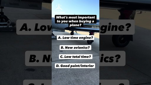 What do you look for when buying a plane?! #aviation #aircraftbroker #personalaircraft #wishlist