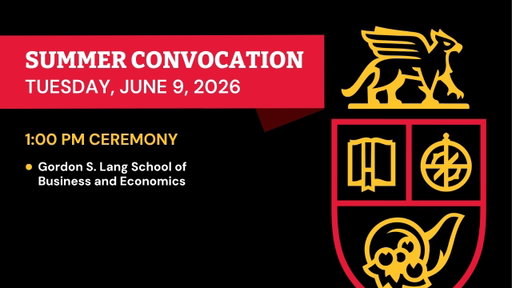 U of G Convocation - June 9, 2026 at 1:00 PM | Lang