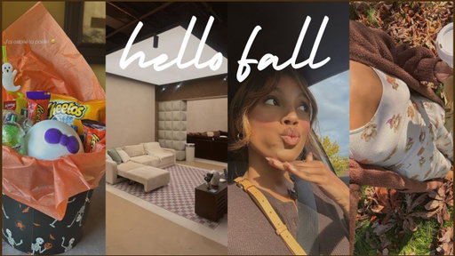 VLOG : FALL IS IN THE AIR , PR UNBOXNG , COZEY STORE OPENING & KIDS BOO BASKET !