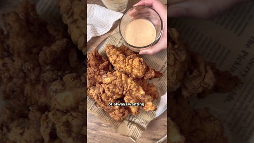 Amazing crispy chicken tenders! Raising cane’s inspired. So good!