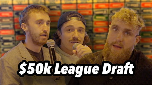 Betr's $50,000 Fantasy Football Draft With Lucky Strike (Jake Paul, Betr Derek, Betr Jojo)