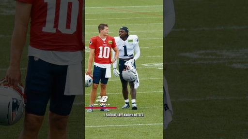 Gotta find Gonzo on every play 👀 #drakemaye #ajbrown #micdup #nfl #shorts