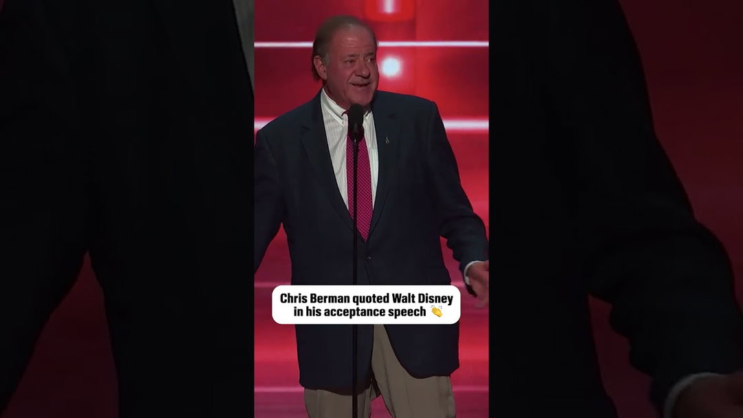 Already an ESPN legend, Chris Berman is now officially a Disney Legend 🌟