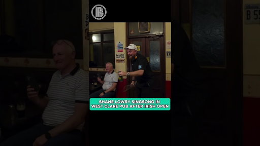 Shane Lowry singsong after winning the 2026 Irish Open