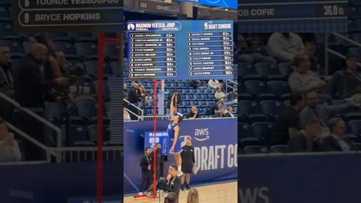 Andrej Stojakovic 41.5” Max Vert per No Ceilings NBA 🔥🎥 Albert Ghim on X #illini #nba #nbadraft