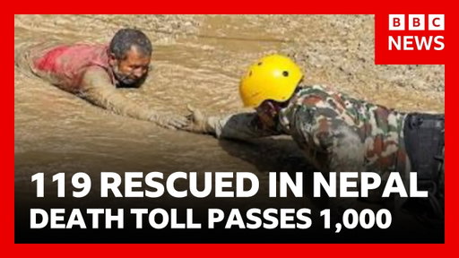 119 people rescued in Nepal as death toll passes 1,000 with 4,000 missing | BBC News