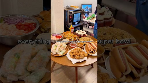 everything i made for the super bowl! 🏈