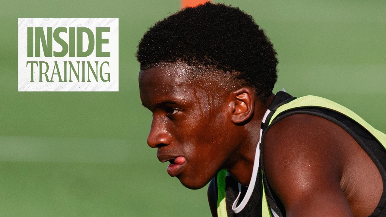 Inside Training: Small-sided games and end-of-session shooting!
