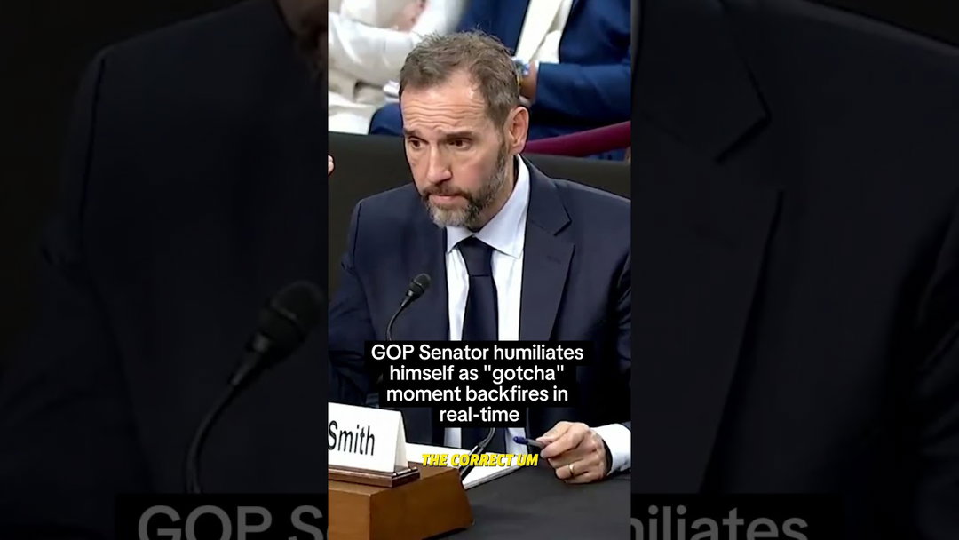 HUMILIATING: GOP Senator’s Jack Smith ‘Gotcha’ Blows Up in His Face
