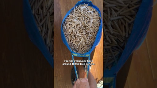 I have 10,000 ikea pencils