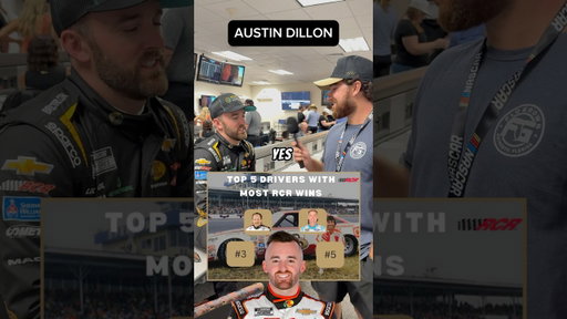Austin Dillon was pumped to find out he passed Bowyer #espn #nascar #austindillon #rcr #rcracing