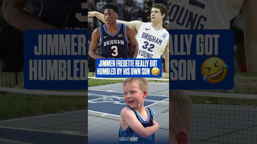 Someone cue Jimmers highlights for his son 🤣 (🎥 whitneyfredette )