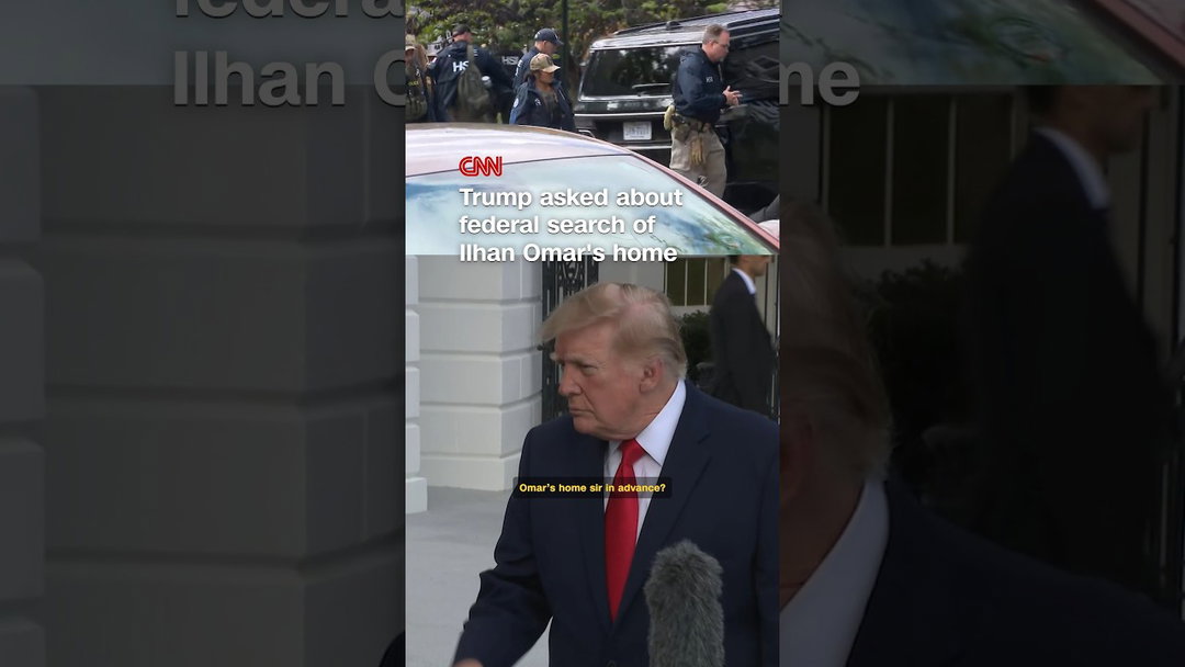 Trump asked about federal search of Ilhan Omar's home