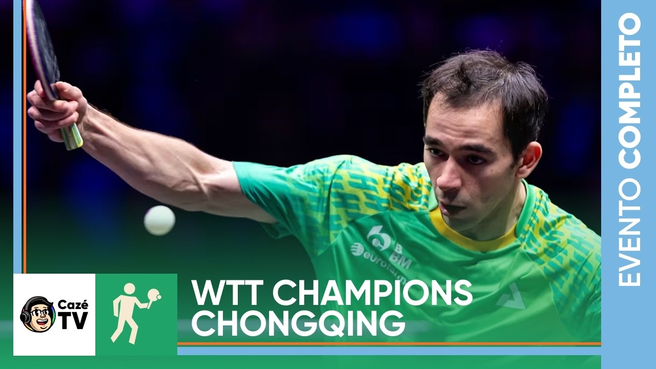 HUGO CALDERANO NO WTT CHAMPIONS DE CHONGQING | TÊNIS DE MESA | QUARTAS DE FINAL