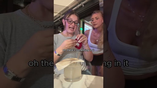 I saw this girl across the bar covering her drink with a napkin!
