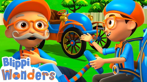 Blippi Drives The First EVER Car 😮🚗 2026 Cartoons | Blippi Educational Videos for Kids