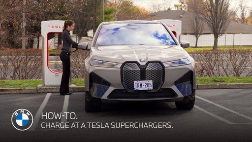 My BMW App | How to charge at Tesla Superchargers